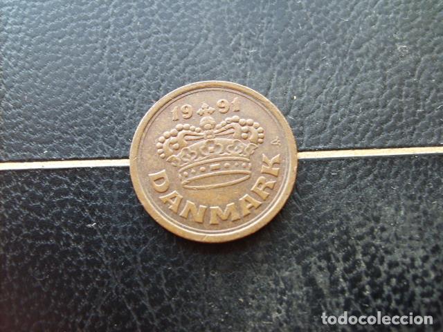 Monedas antiguas de Europa: DINAMARCA 25 ORE 1991