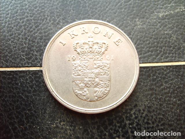 Monedas antiguas de Europa: DINAMARCA 50 ORE 1961