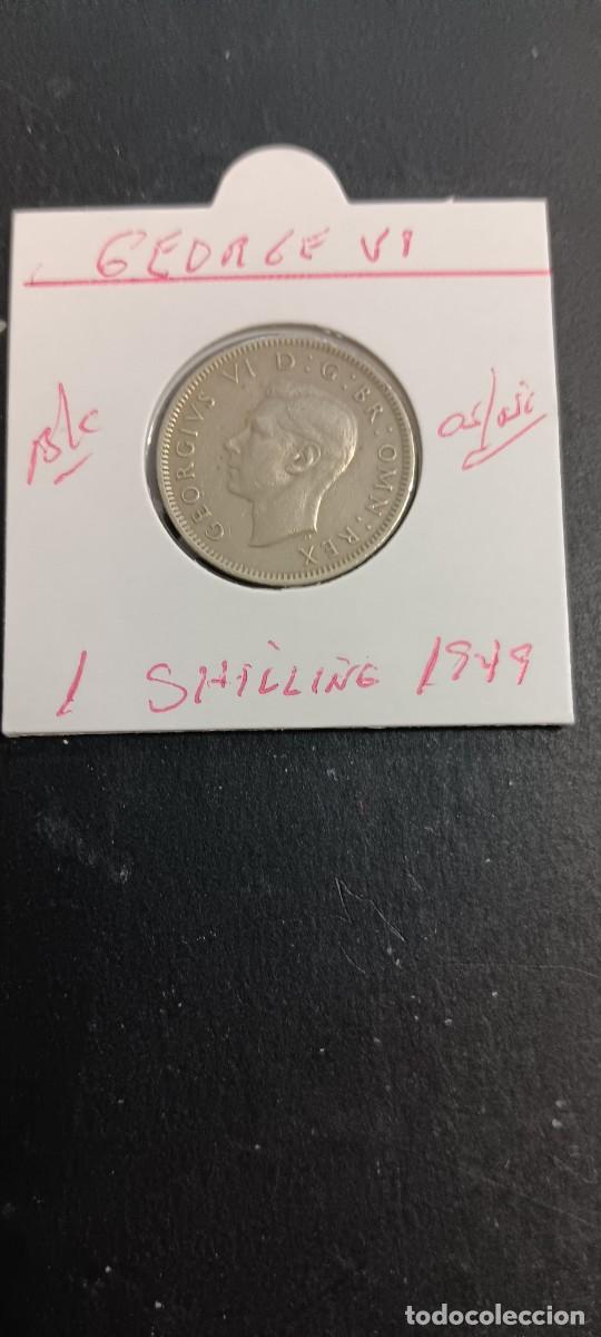 Monedas antiguas de Europa: GRAN BRETA&Ntilde;A 1 SHILLING 1949 BC KM=877(CUPRONIQUEL) GEORGE VI-ESCUDO ESCOCIA