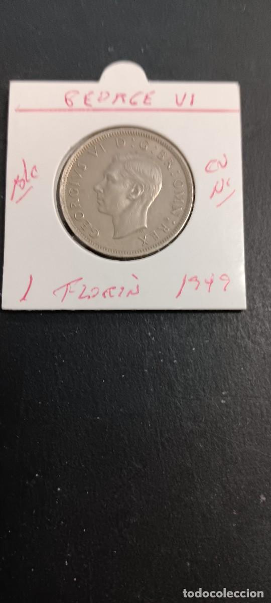 Monedas antiguas de Europa: GRAN BRETA&Ntilde;A 1 FLORIN 1949 BC KM=878(CUPRONIQUEL) GEORGE VI-