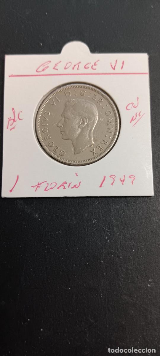 Monedas antiguas de Europa: GRAN BRETA&Ntilde;A 1 FLORIN 1949 BC KM=878(CUPRONIQUEL) GEORGE VI-