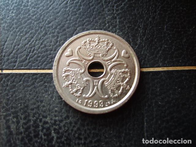 Monedas antiguas de Europa: DINAMARCA 1 CORONA 1993