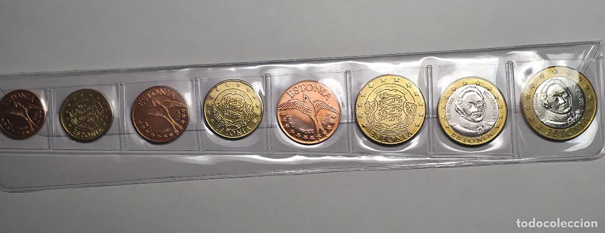 Monedas antiguas de Europa: COLECCION 8 MONEDAS EURO FANTASY ESTONIA 2004 SC