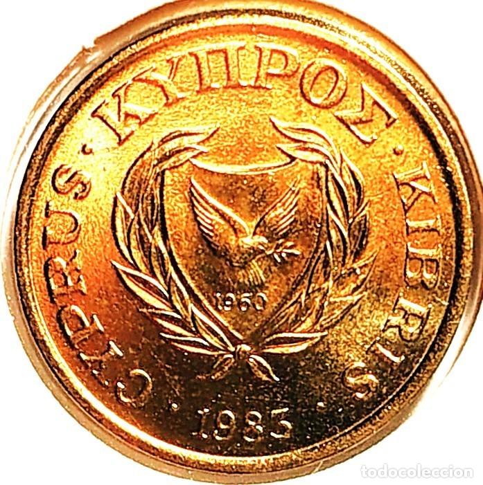 Monedas antiguas de Europa: CHIPRE (1983-2007) - 1 CENTAVO 1983 - REPUBLICA DE CHIPRE - B - 2 GR. NICKEL-LATON - DIAMETRO 16,50