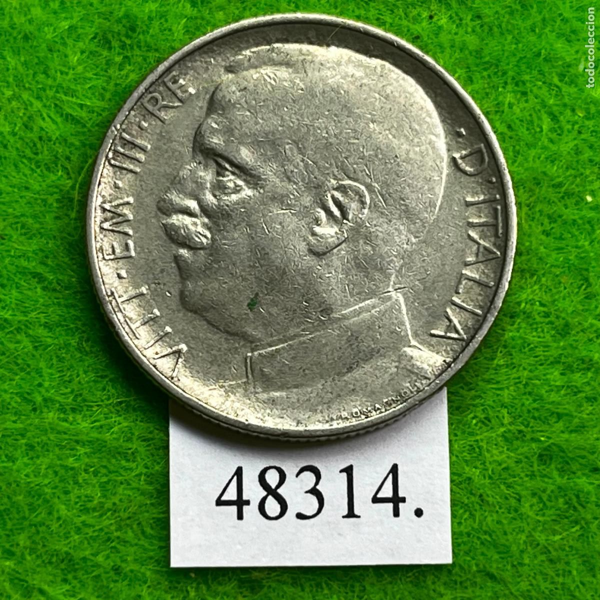 Monedas antiguas de Europa: Italia 50 c&eacute;ntimos 1925