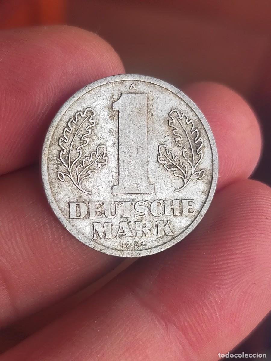 Monedas antiguas de Europa: MONEDA DE 1 UN MARCO DEUTSCHE MARK ALEMANIA ORIENTAL 1956 A BUENA CONSERVACION