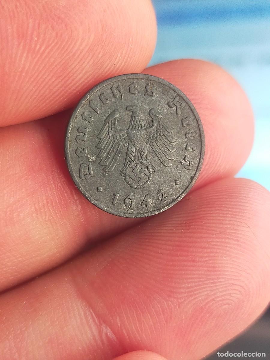 Monedas antiguas de Europa: MONEDA DE 1 UN RECHSPFENNIG ALEMANIA ORIENTAL 1942 F BUENA CONSERVACION (Stuttgart)