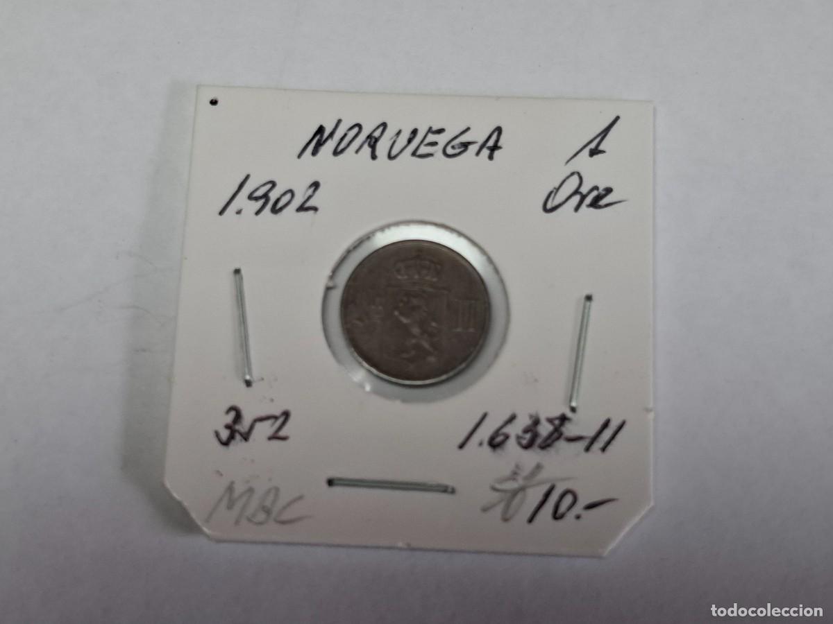 Monedas antiguas de Europa: 1 ORE de 1904 KM 352 NORUEGA en MBC
