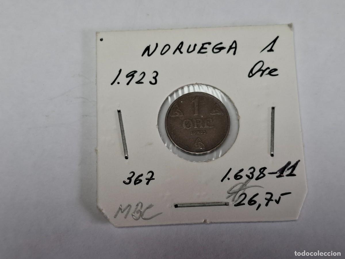 Monedas antiguas de Europa: 1 ORE de 1923 KM 367 NORUEGA en MBC