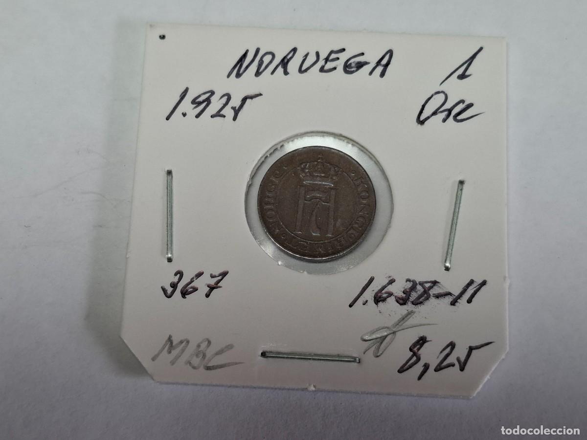 Monedas antiguas de Europa: 1 ORE de 1925 KM 367 NORUEGA en MBC