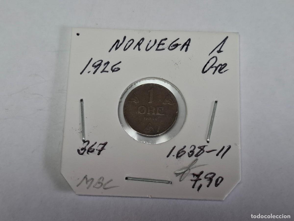 Monedas antiguas de Europa: 1 ORE de 1926 KM 367 NORUEGA en MBC