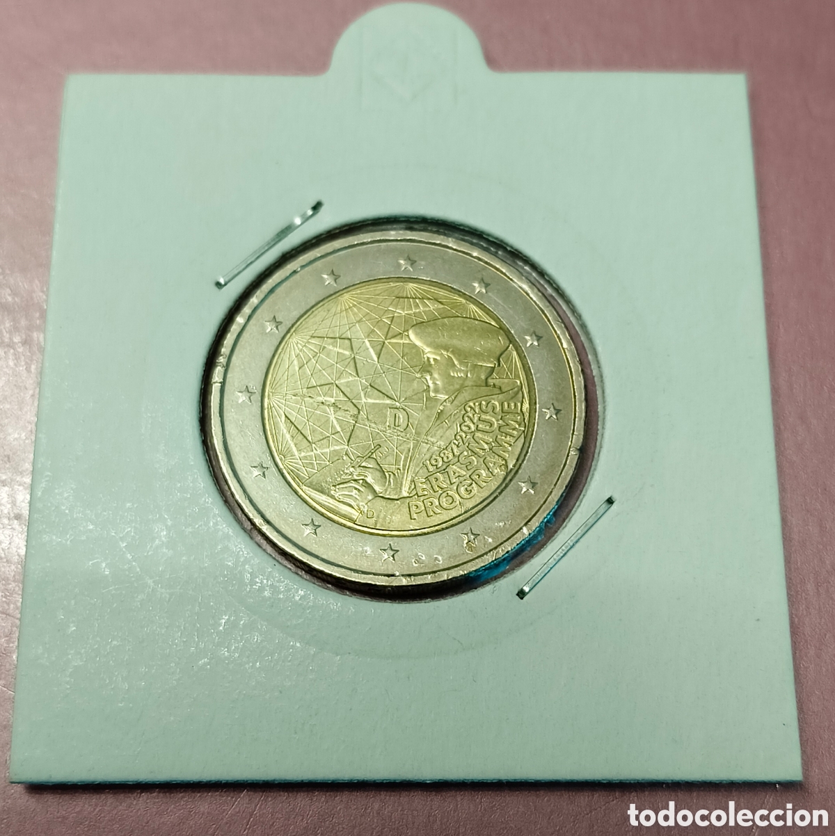 Monedas antiguas de Europa: Moneda 2 EURO a&ntilde;o 2022 D Erasmus Alemania
