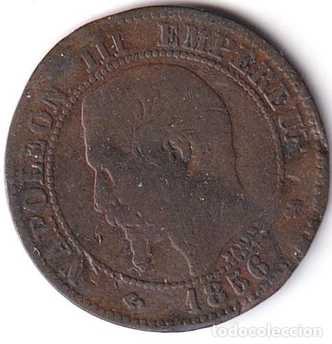 Monedas antiguas de Europa: FRANCIA - MONEDA - 2 CENTIMOS - NAPOLEON III - 1856 B - COBRE