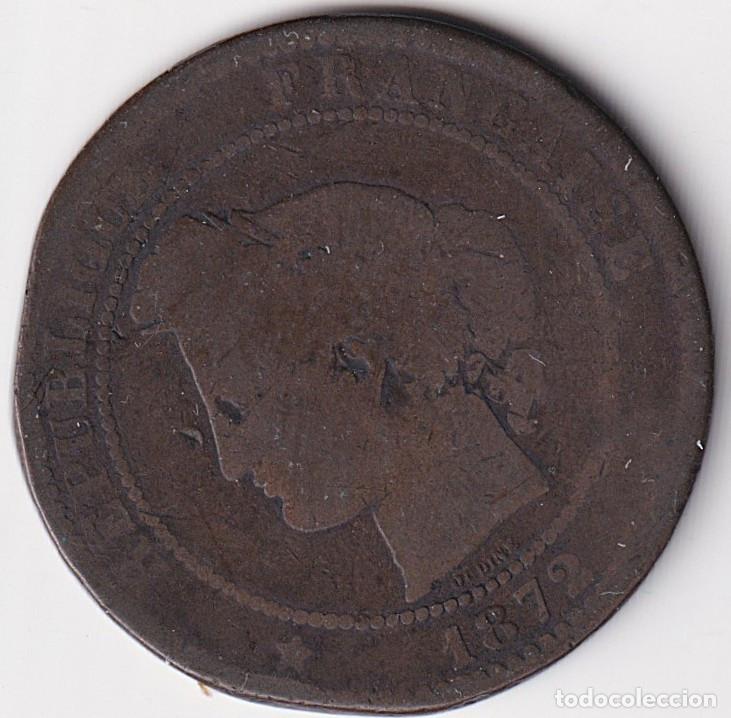 Monedas antiguas de Europa: FRANCIA - MONEDA - 10 CENTIMOS - CERES - REPUBLICA FRANCESA - 1872 - COBRE
