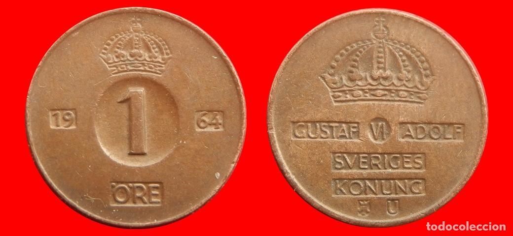 Monedas antiguas de Europa: 1 ORE 1964 SUECIA-152960