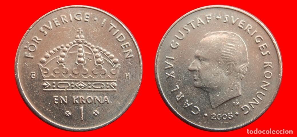 Monedas antiguas de Europa: 1 CORONA 2005 SUECIA-152963