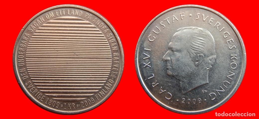 Monedas antiguas de Europa: 1 CORONA 2009 SUECIA-152964