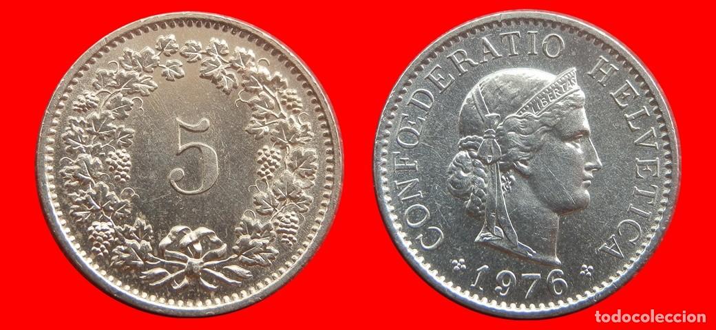 Monedas antiguas de Europa: 5 RAPPEN 1976 SUIZA-152980
