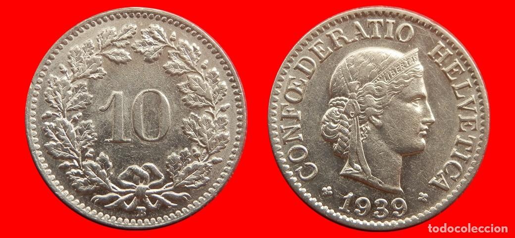 Monedas antiguas de Europa: 10 RAPPEN 1939 SUIZA-152982