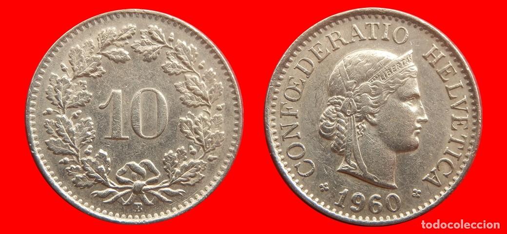 Monedas antiguas de Europa: 10 RAPPEN 1960 SUIZA-152983