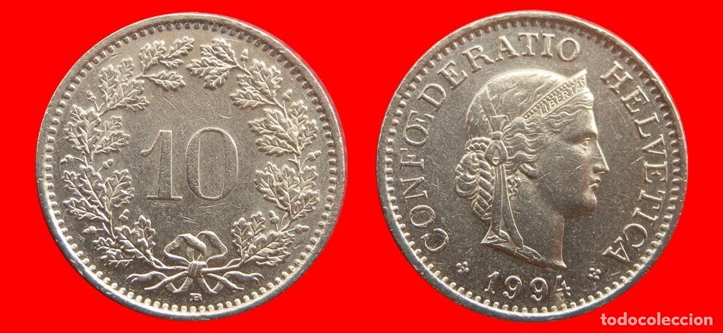 Monedas antiguas de Europa: 10 RAPPEN 1994 SUIZA-152984
