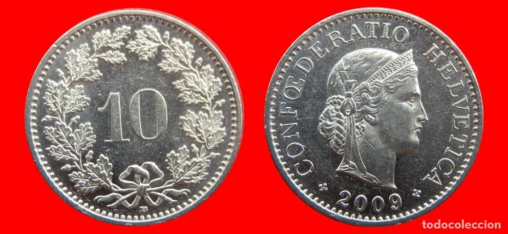 Monedas antiguas de Europa: 10 RAPPEN 2009 SUIZA-152986