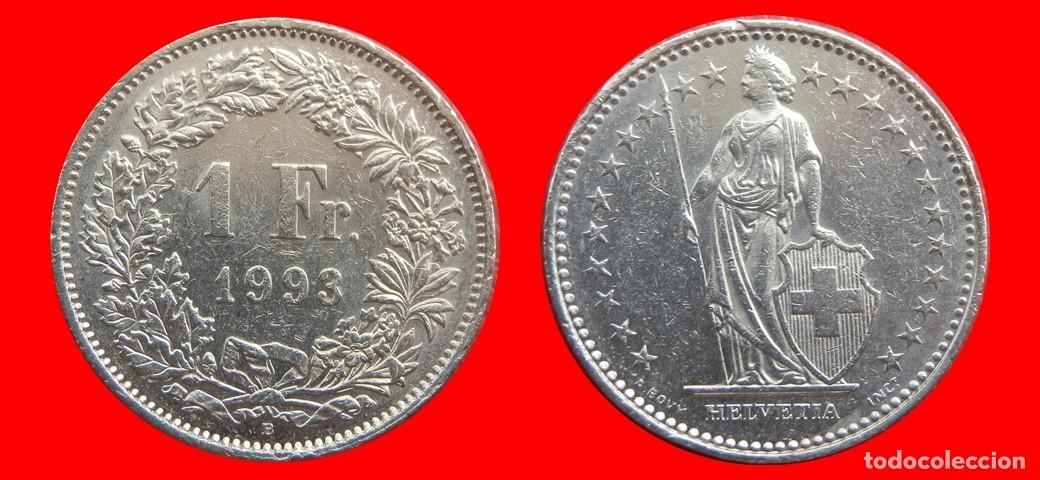 Monedas antiguas de Europa: 1 FRANCO 1993 SUIZA-152994