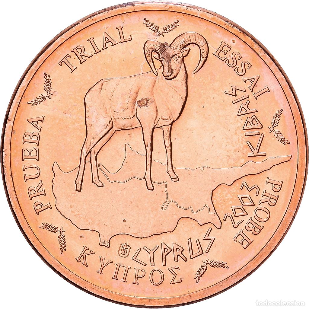 Monedas antiguas de Europa: [#1214617] Chipre, Euro Cent, Exonumia, 2003, Cobre chapado en acero, SC