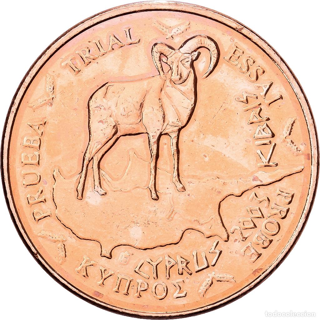 Monedas antiguas de Europa: [#1214618] Chipre, 2 Euro Cent, Exonumia, 2003, Cobre chapado en acero, SC