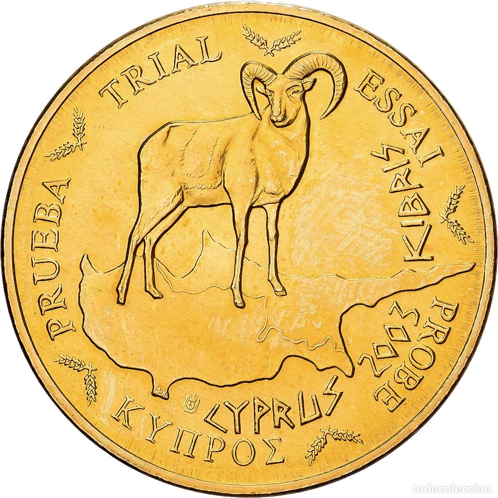 Monedas antiguas de Europa: [#1214615] Chipre, 50 Euro Cent, Essai-Trial, 2003, Lat&oacute;n, SC+