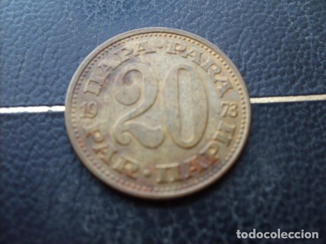 Monedas antiguas de Europa: YUGOSLAVIA 20 PARA 1973