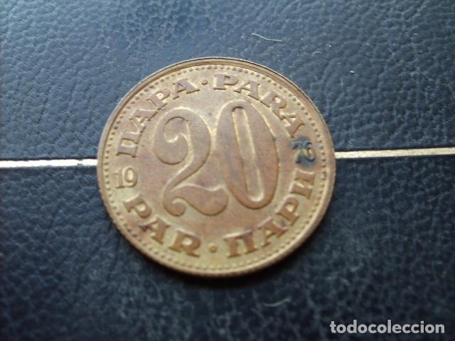 Monedas antiguas de Europa: YUGOSLAVIA 20 PARA 1976