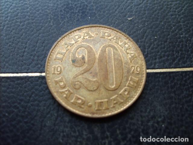 Monedas antiguas de Europa: YUGOSLAVIA 20 PARA 1979