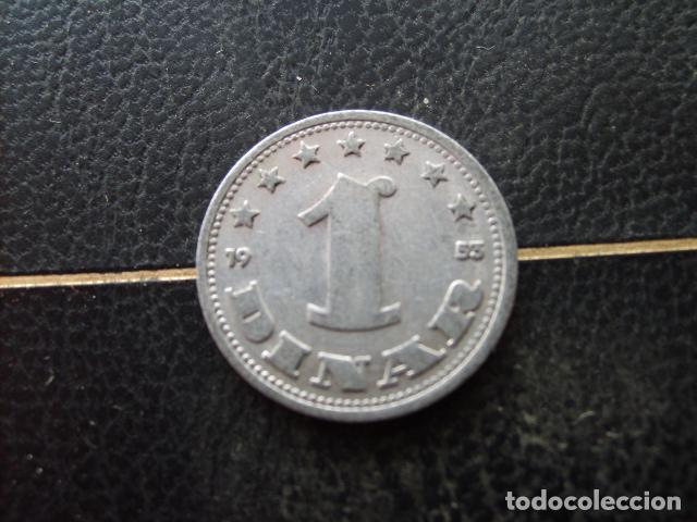 Monedas antiguas de Europa: YUGOSLAVIA 1 DINAR 1953