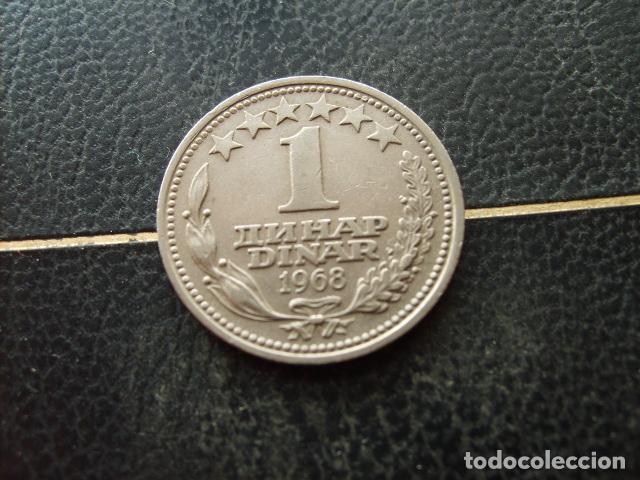 Monedas antiguas de Europa: YUGOSLAVIA 1 DINAR 1968