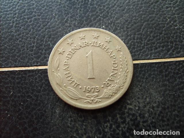 Monedas antiguas de Europa: YUGOSLAVIA 1 DINAR 1973