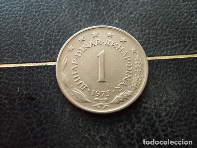 Monedas antiguas de Europa: YUGOSLAVIA 1 DINAR 1975
