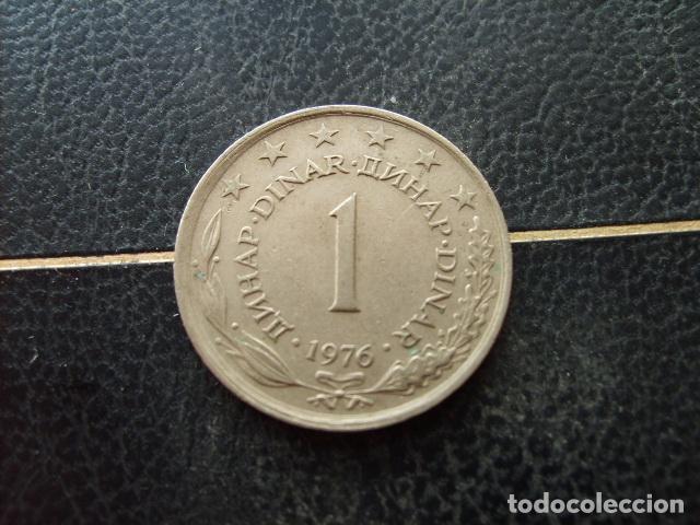 Monedas antiguas de Europa: YUGOSLAVIA 1 DINAR 1976
