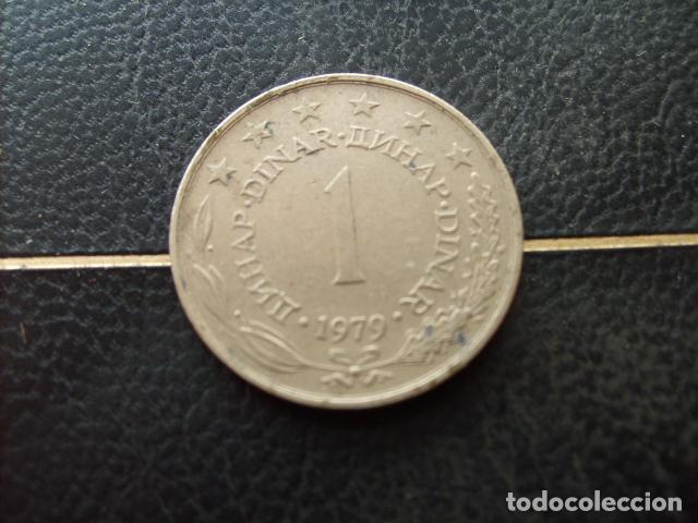 Monedas antiguas de Europa: YUGOSLAVIA 1 DINAR 1979