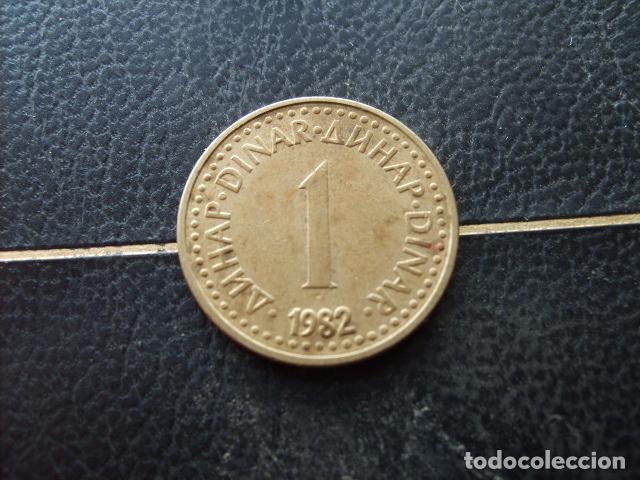 Monedas antiguas de Europa: YUGOSLAVIA 1 DINAR 1982