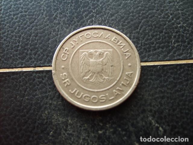 Monedas antiguas de Europa: YUGOSLAVIA 1 DINAR 2002
