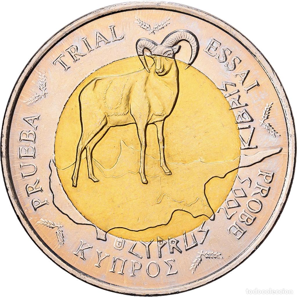 Monedas antiguas de Europa: [#1214622] Chipre, 2 Euro, Essai-Trial, 2003, Bimet&aacute;lico, SC