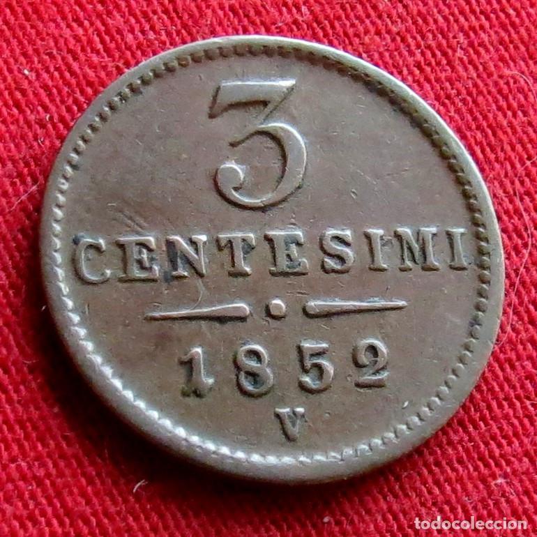 Monedas antiguas de Europa: Italia Lombardy Venetia 2 centesimi 1852 V Austria