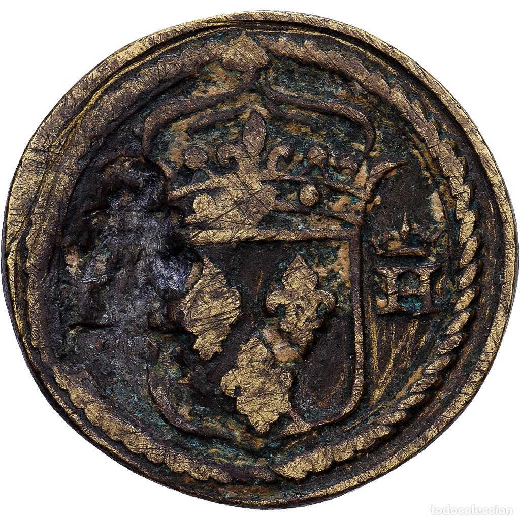 Monedas antiguas de Europa: [#1214680] Francia, Henri II-III, Poids Mon&eacute;taire, 1/2 Teston, Lat&oacute;n, BC+