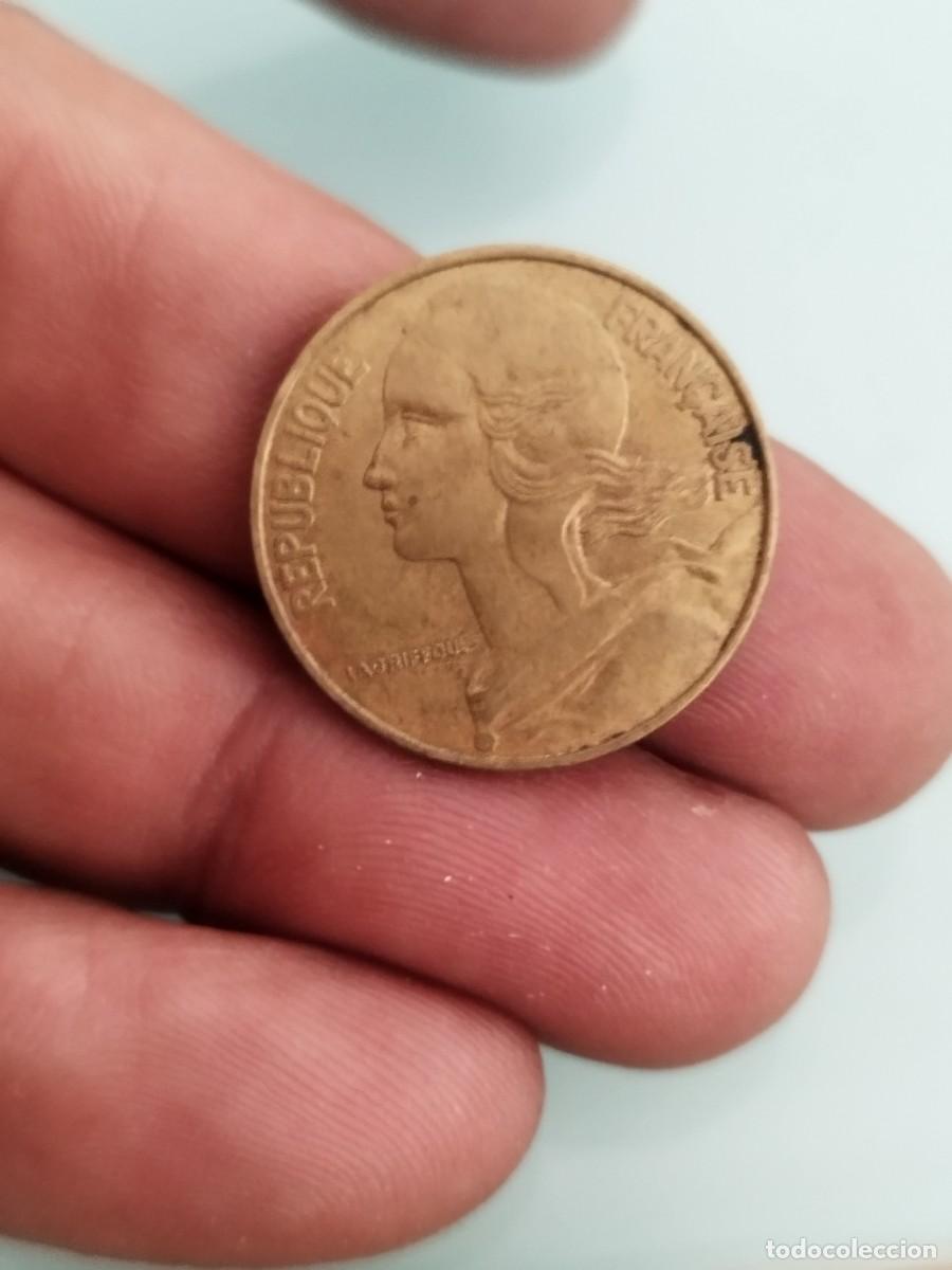 Monedas antiguas de Europa: Moneda francesa de 20 c&eacute;ntimos de franco franc&eacute;s de 1978.