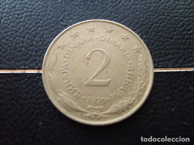 Moedas antigas da Europa: YUGOSLAVIA 2 DINARA 1979