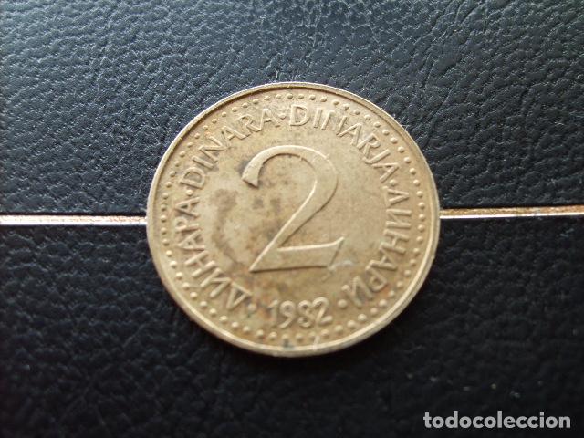 Alte M&uuml;nzen aus Europa: YUGOSLAVIA 2 DINARA 1982
