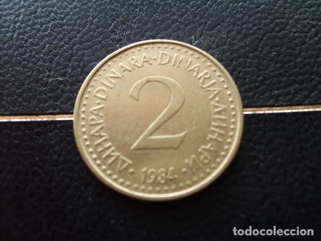 Moedas antigas da Europa: YUGOSLAVIA 2 DINARA 1984