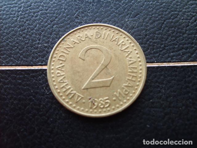 Alte M&uuml;nzen aus Europa: YUGOSLAVIA 2 DINARA 1985