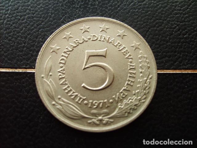 Monedas antiguas de Europa: YUGOSLAVIA 5 DINARA 1971